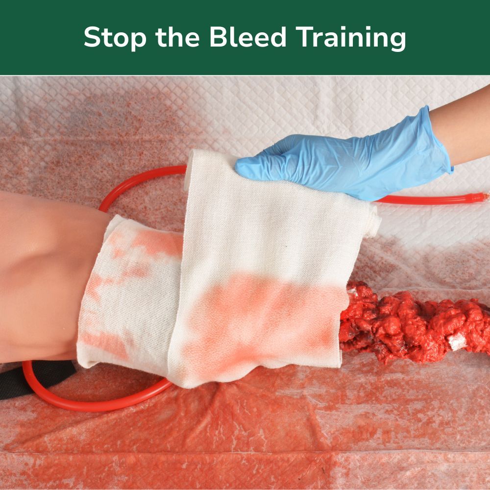 Wearable Partial Leg Amputation Wound Simulator, Right