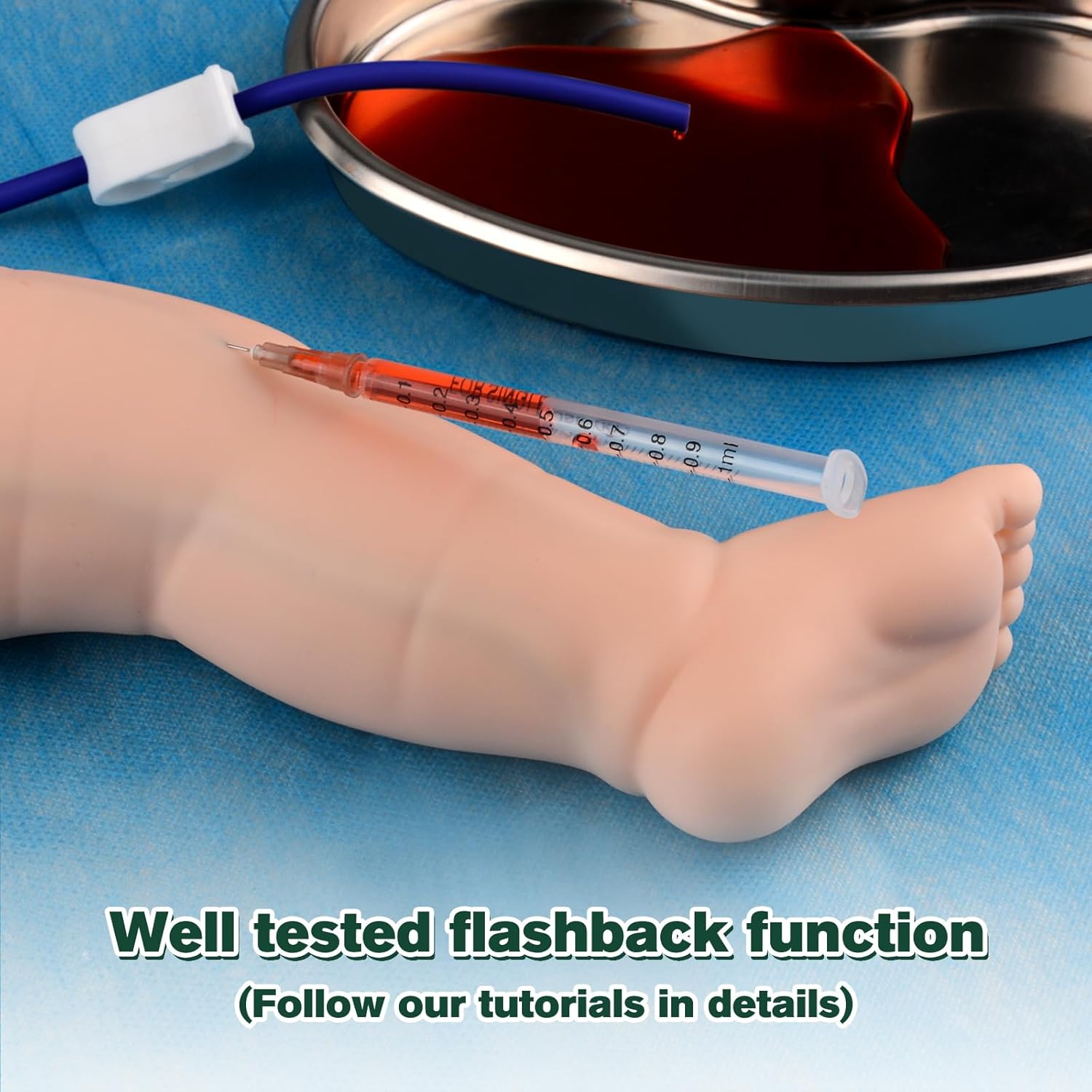 Ultrassist Pediatric IV Practice Simulation Leg Kit for Nurses