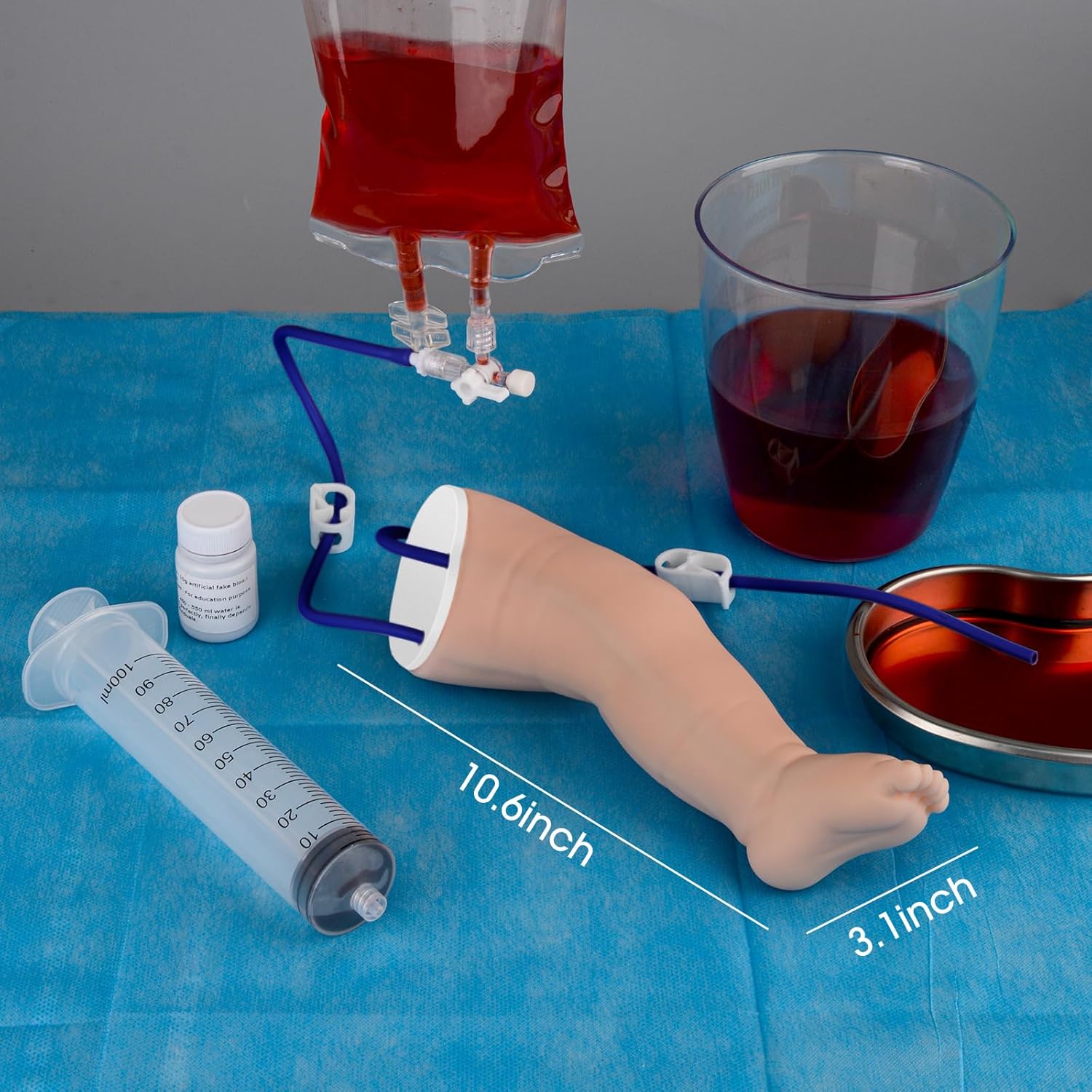 Ultrassist Pediatric IV Practice Simulation Leg Kit for Nurses