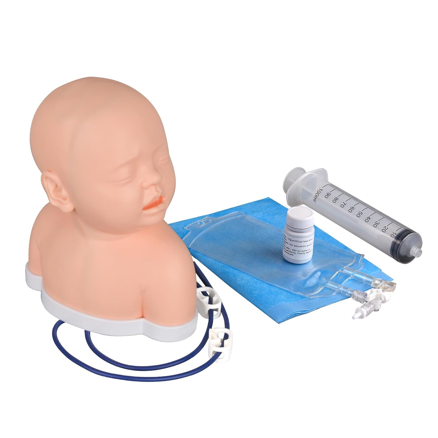 Ultrassist Pediatric IV Practice Head Kit for Scalp IV Training