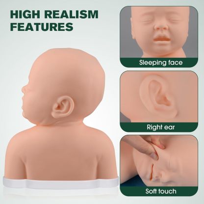 Ultrassist Pediatric IV Practice Head Kit for Scalp IV Training