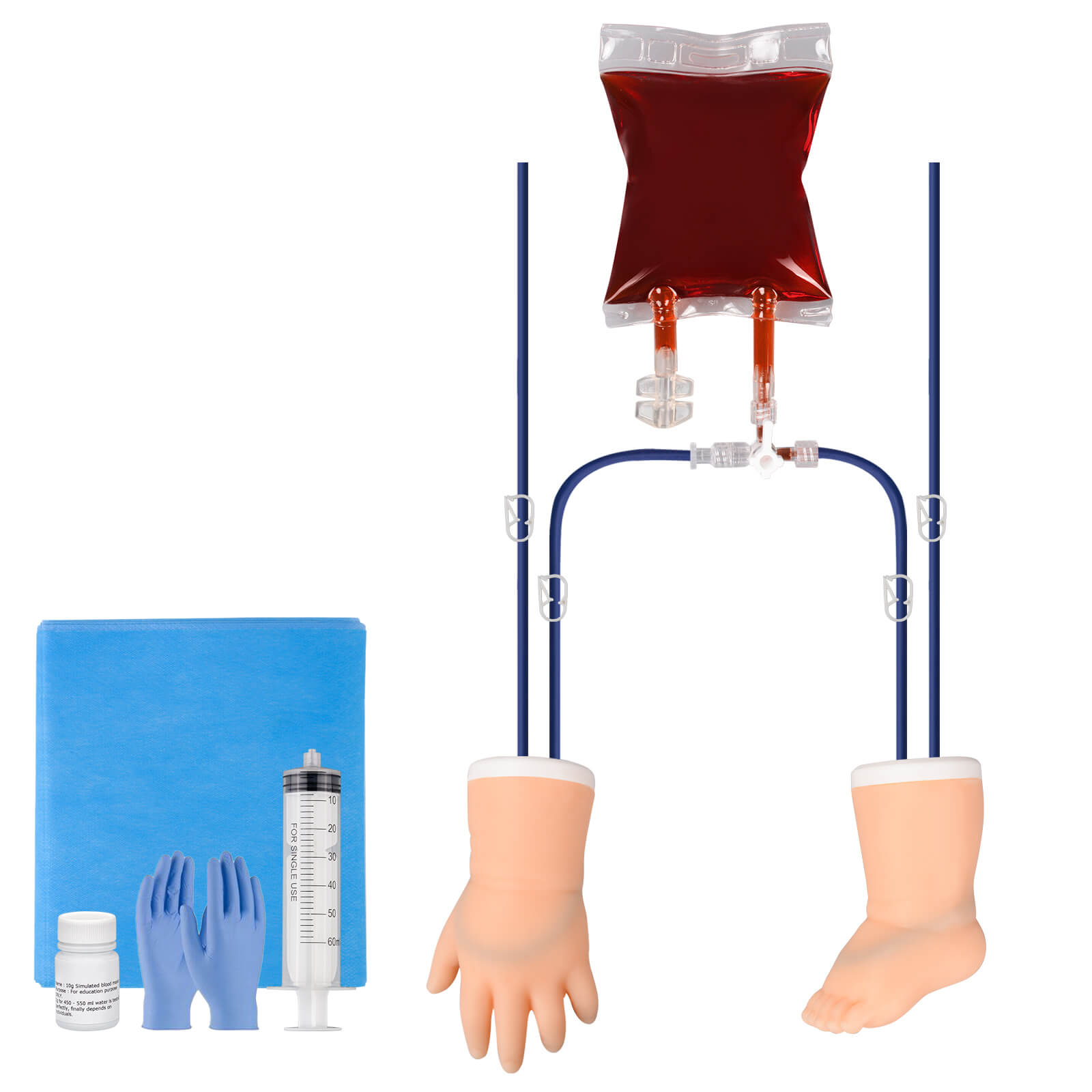 Ultrassist Pediatric IV Practice Kit – Short Infant Hand & Foot Model