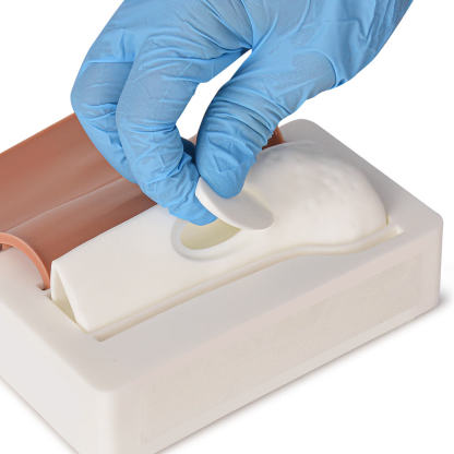 EZ-IO Tibial Intraosseous (IO) Training Bones with Velcro Skin Pad