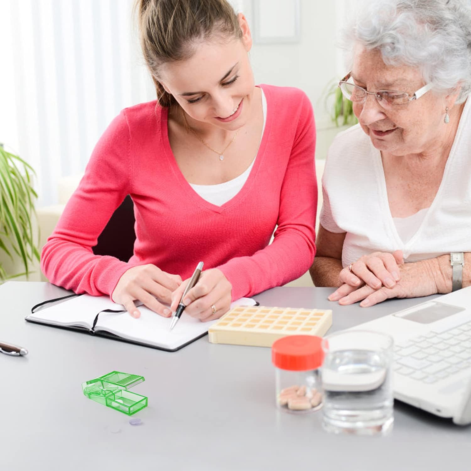 Ultrassist Pill Cutter and Splitter with Dispenser (10 PCs)