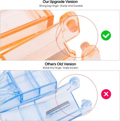 Ultrassist Pill Cutter and Splitter with Dispenser (10 PCs)