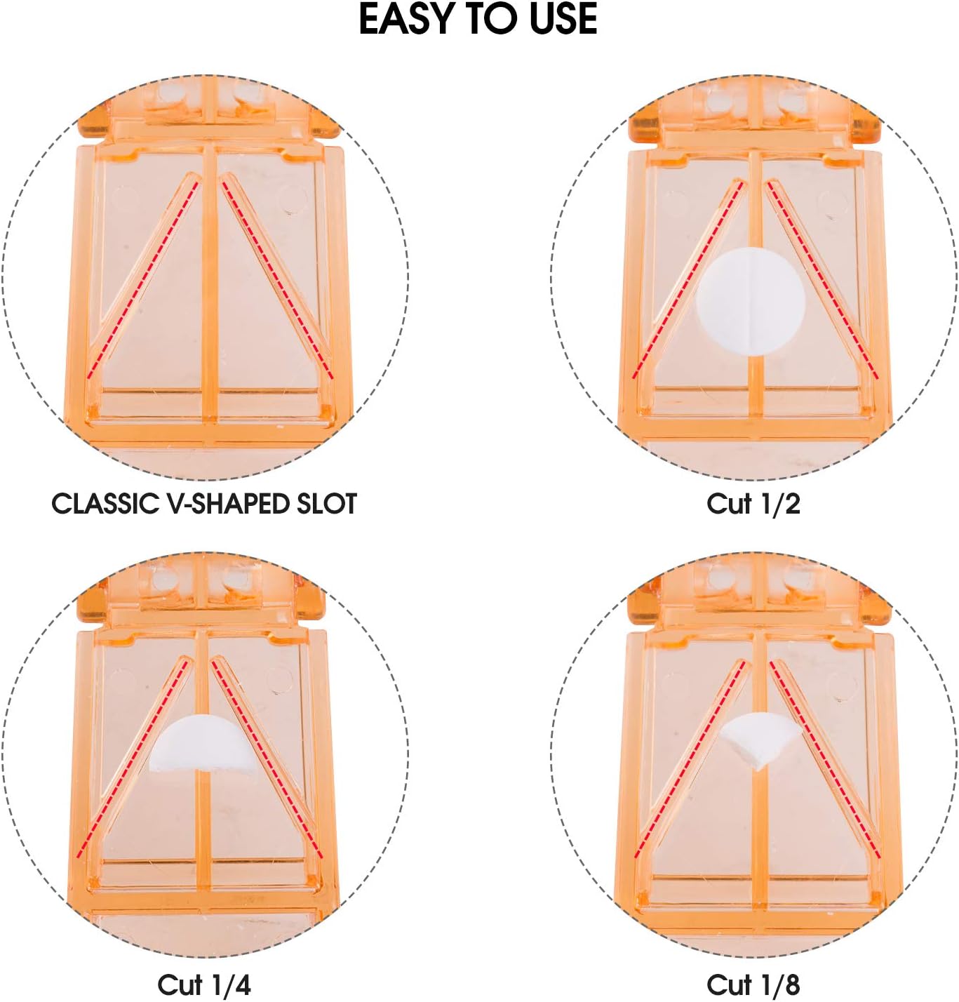 Ultrassist Pill Cutter and Splitter with Dispenser (10 PCs)