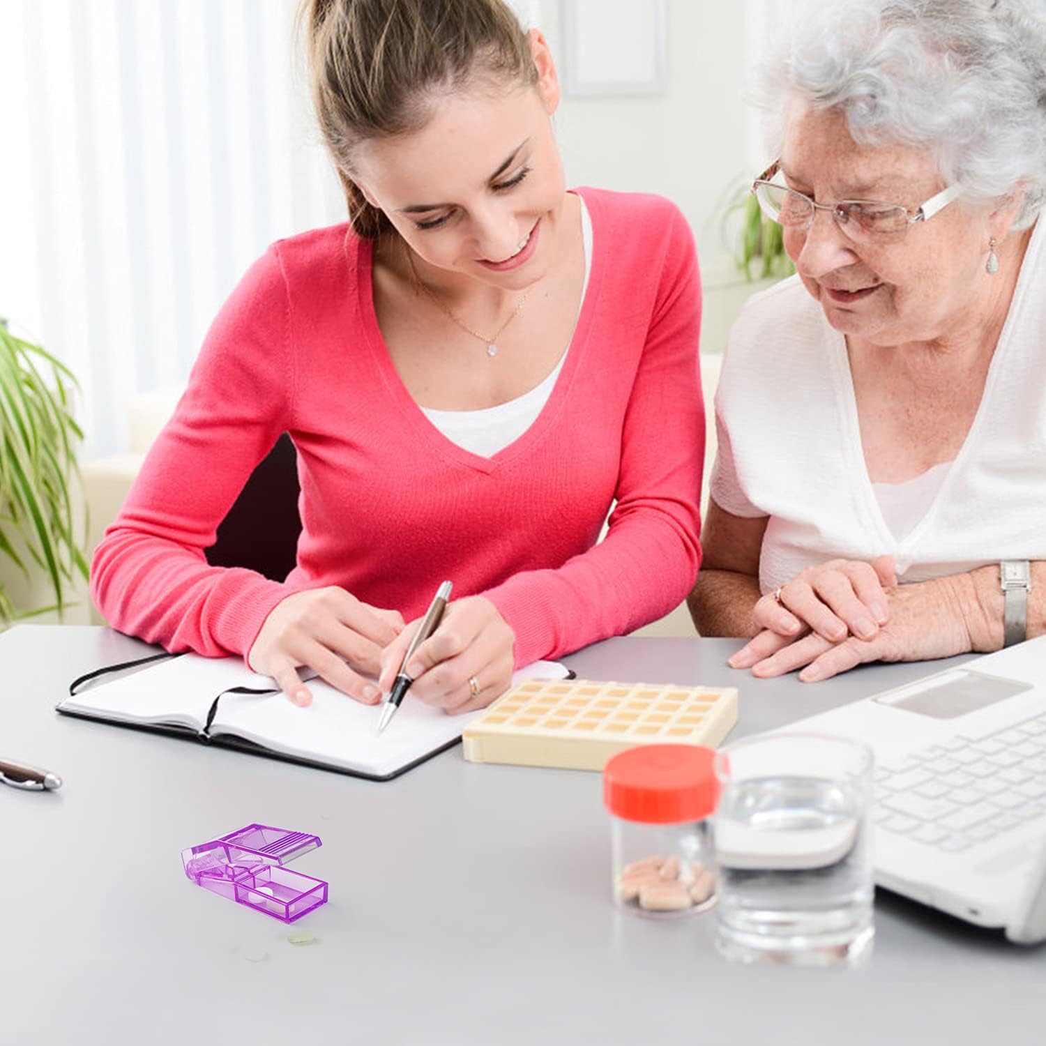 Ultrassist Pill Cutter and Splitter with Dispenser (10 PCs)