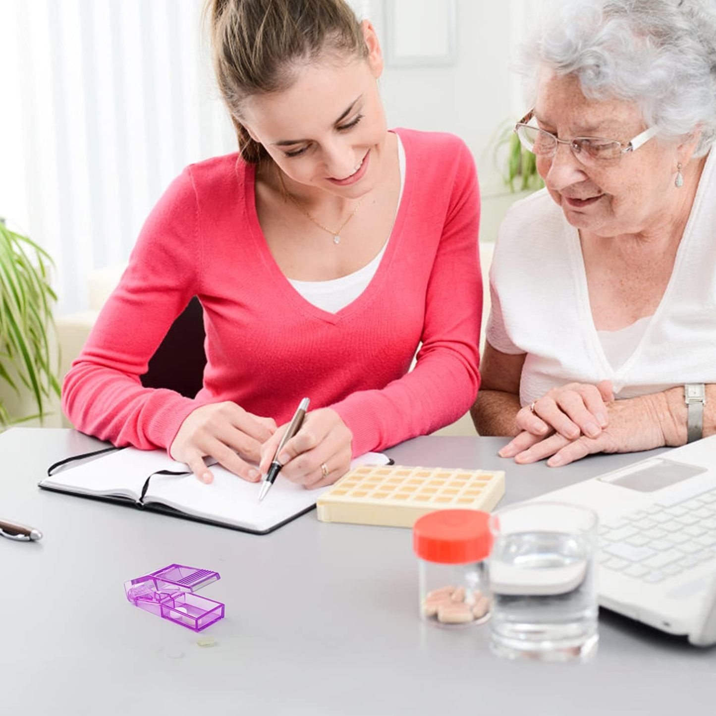 Ultrassist Pill Cutter and Splitter with Dispenser (10 PCs)