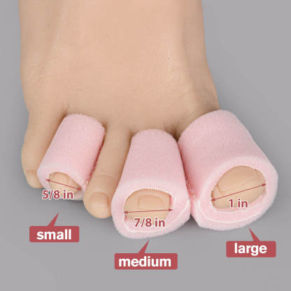 Ultrassist Toe Sleeve Protectors for Blisters, Bunions, Corns Relief