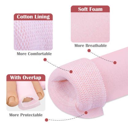 Ultrassist Toe Sleeve Protectors for Blisters, Bunions, Corns Relief