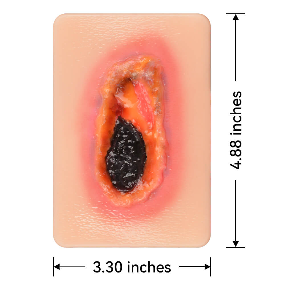 Pocket-Sized Necrotic Wound Simulation Model Set