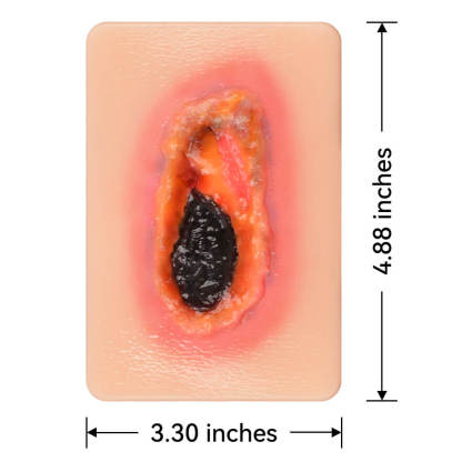 Pocket-Sized Necrotic Wound Simulation Model Set