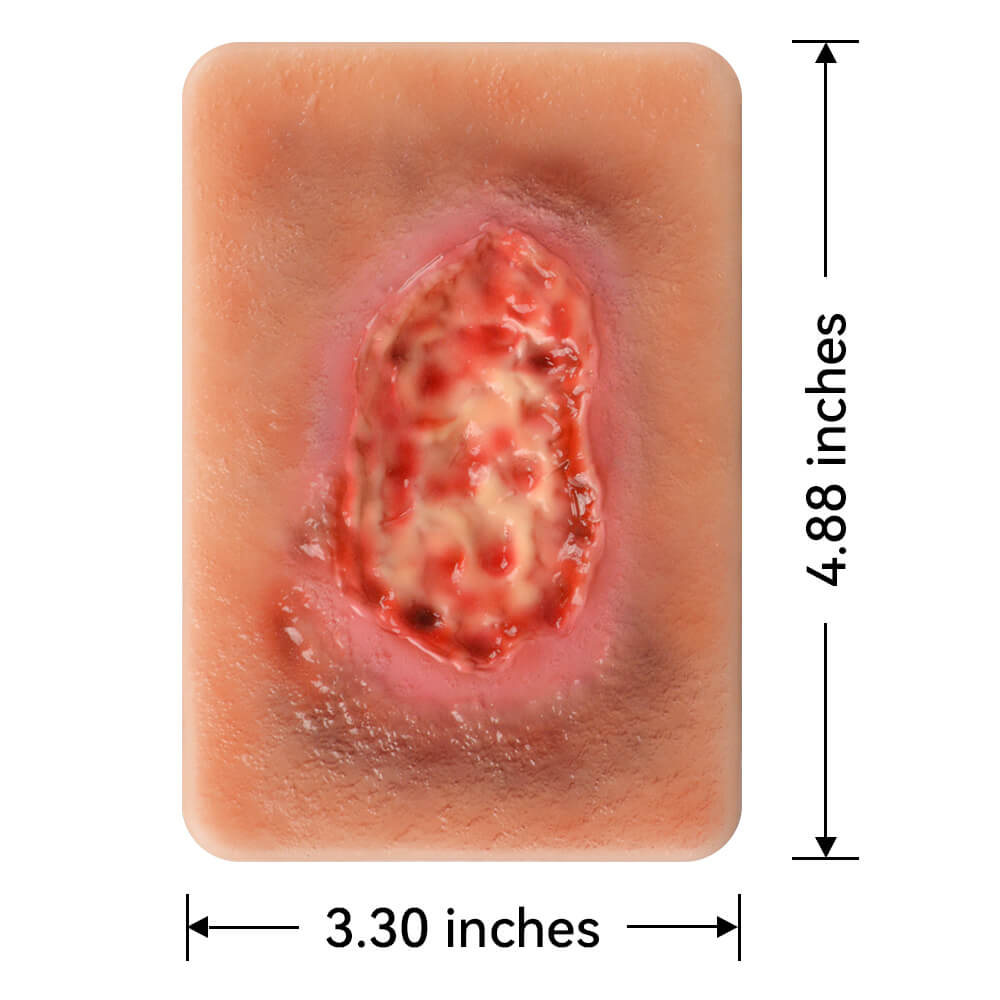 Pocket-Sized Necrotic Wound Simulation Model Set