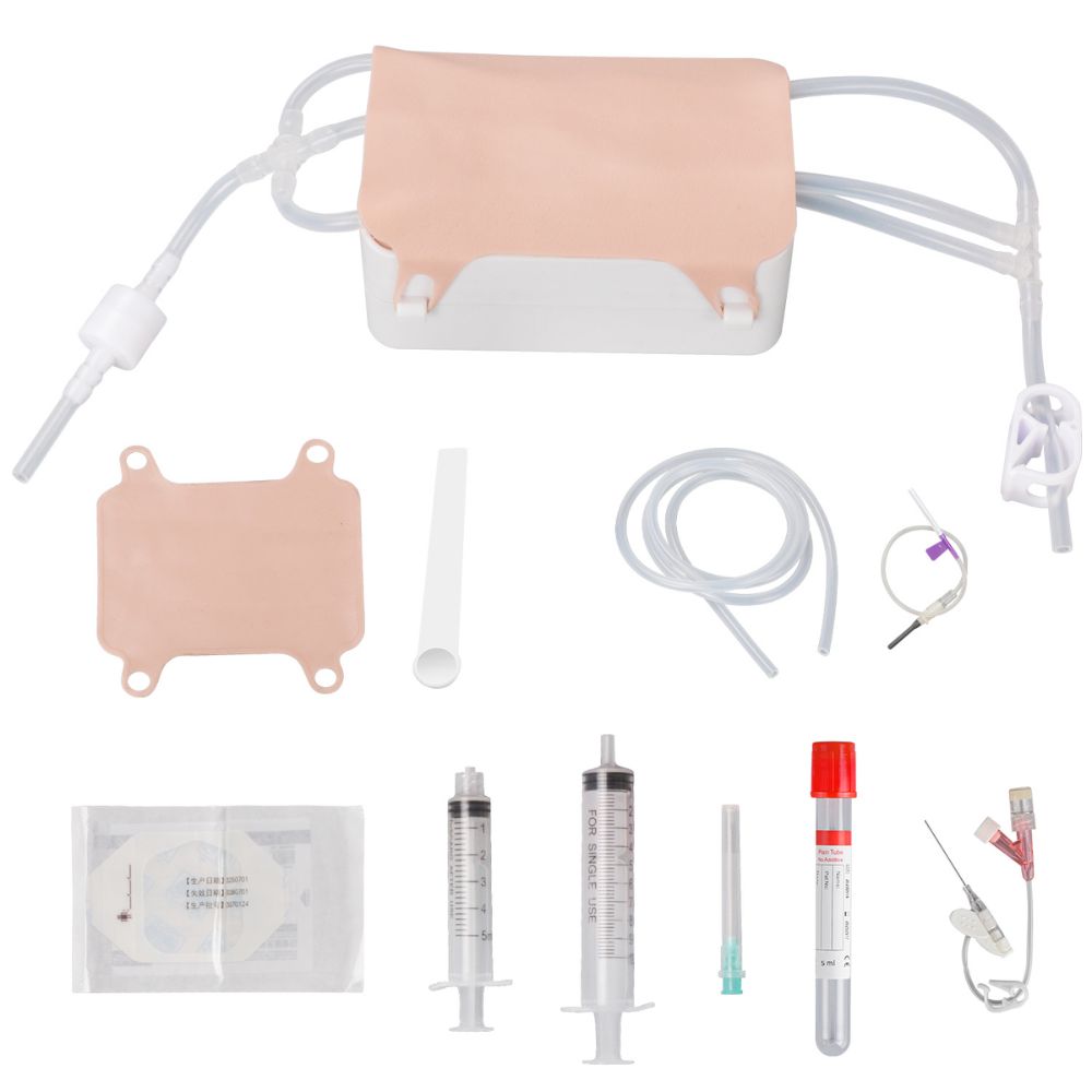 Portable Phlebotomy Practice Kit with Replaceable Skin & Vein for Nurses Medical Students and Training Institutions