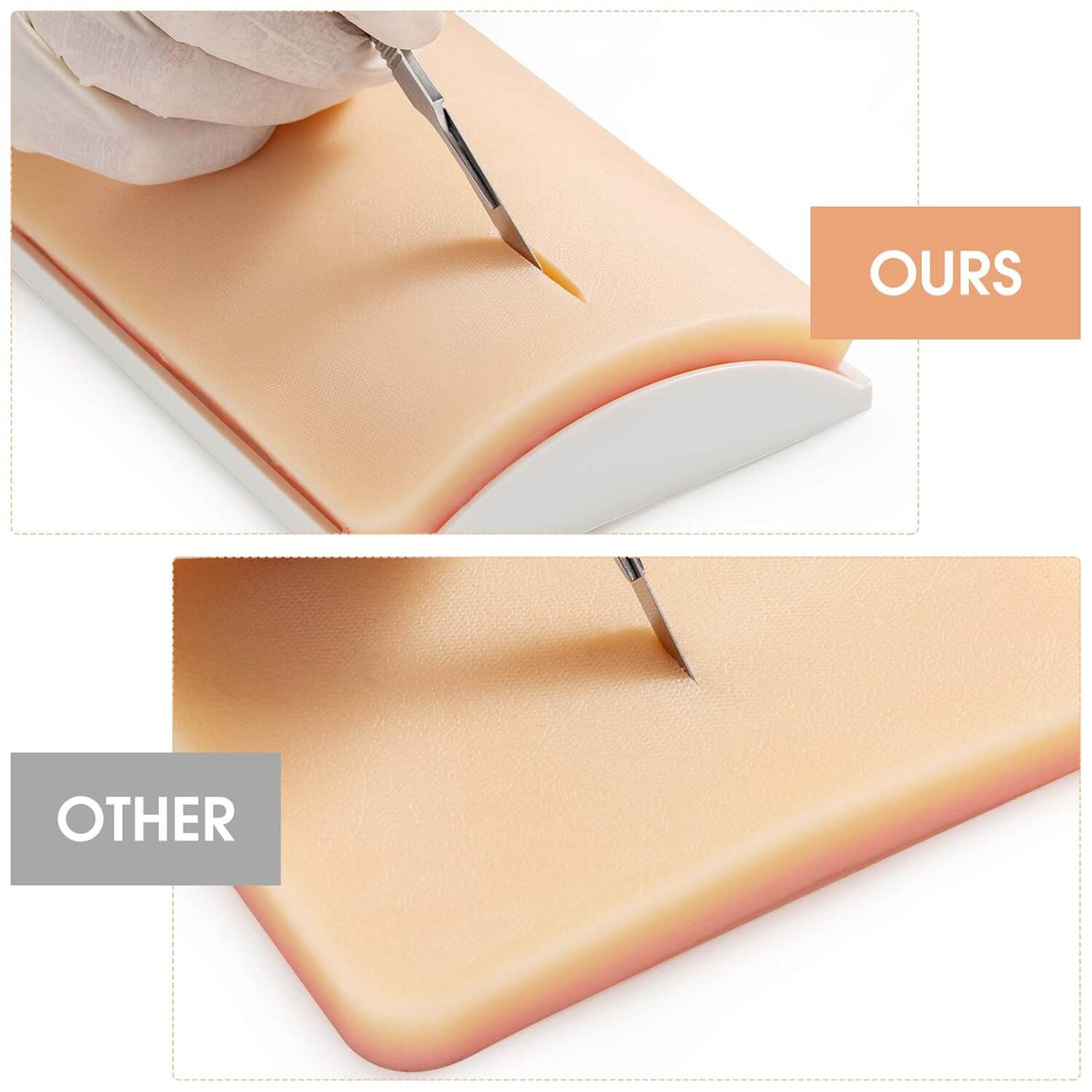 Ultrassist Silicone Suture Practice Pad | DIY Training for Medical Students