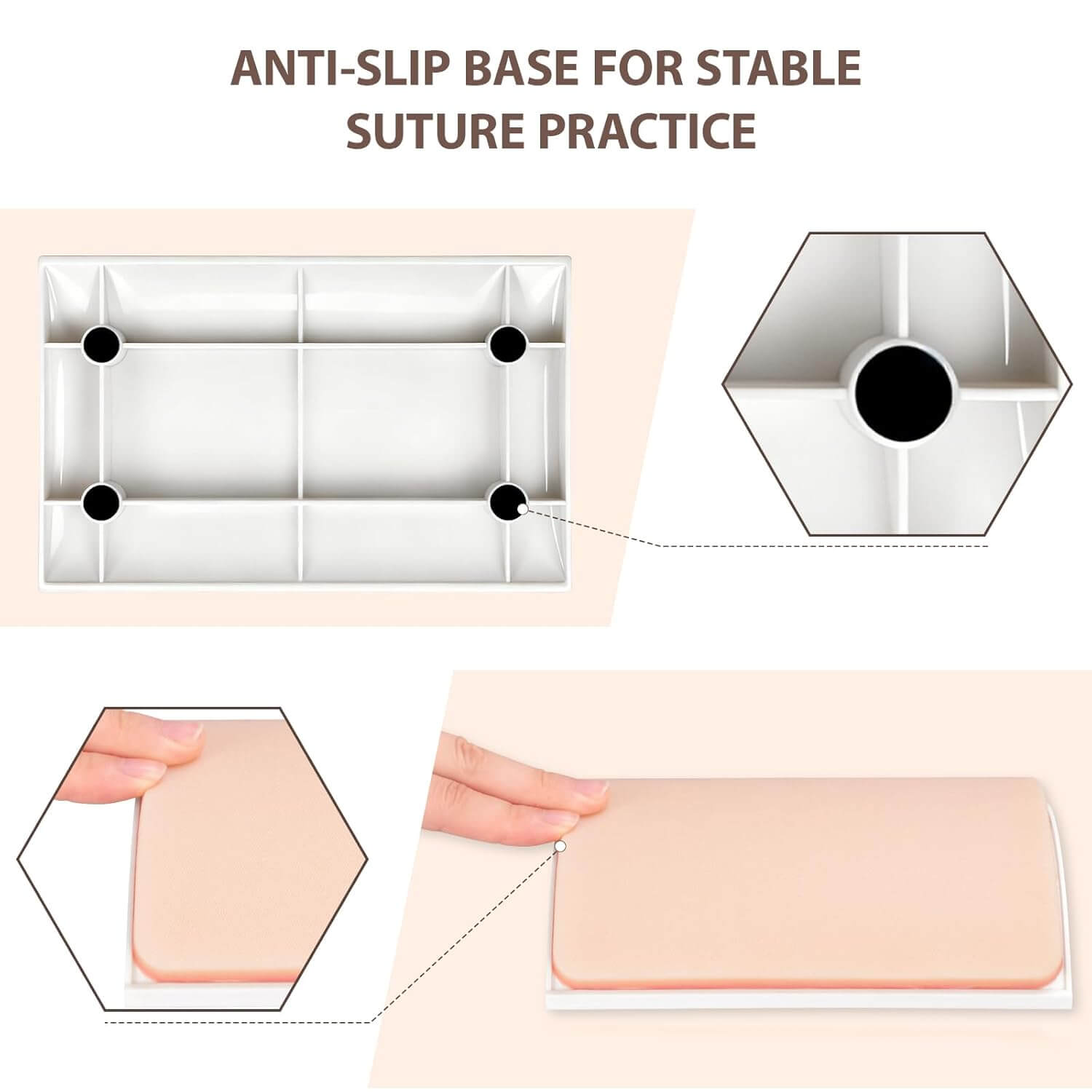 Ultrassist Silicone Suture Practice Pad | DIY Training for Medical Students