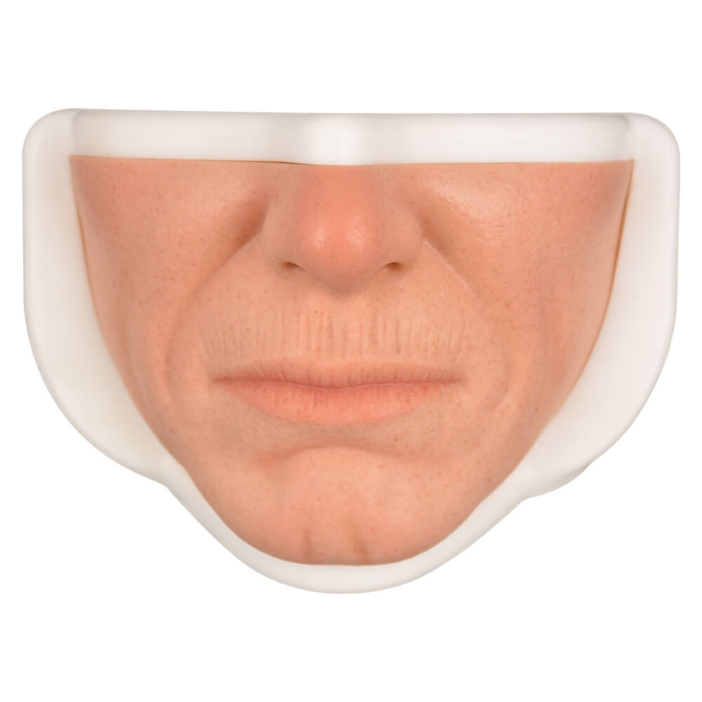 Silicone Lower Face Injection Training Model with Anti-Slip Base