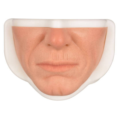 Silicone Lower Face Injection Training Model with Anti-Slip Base