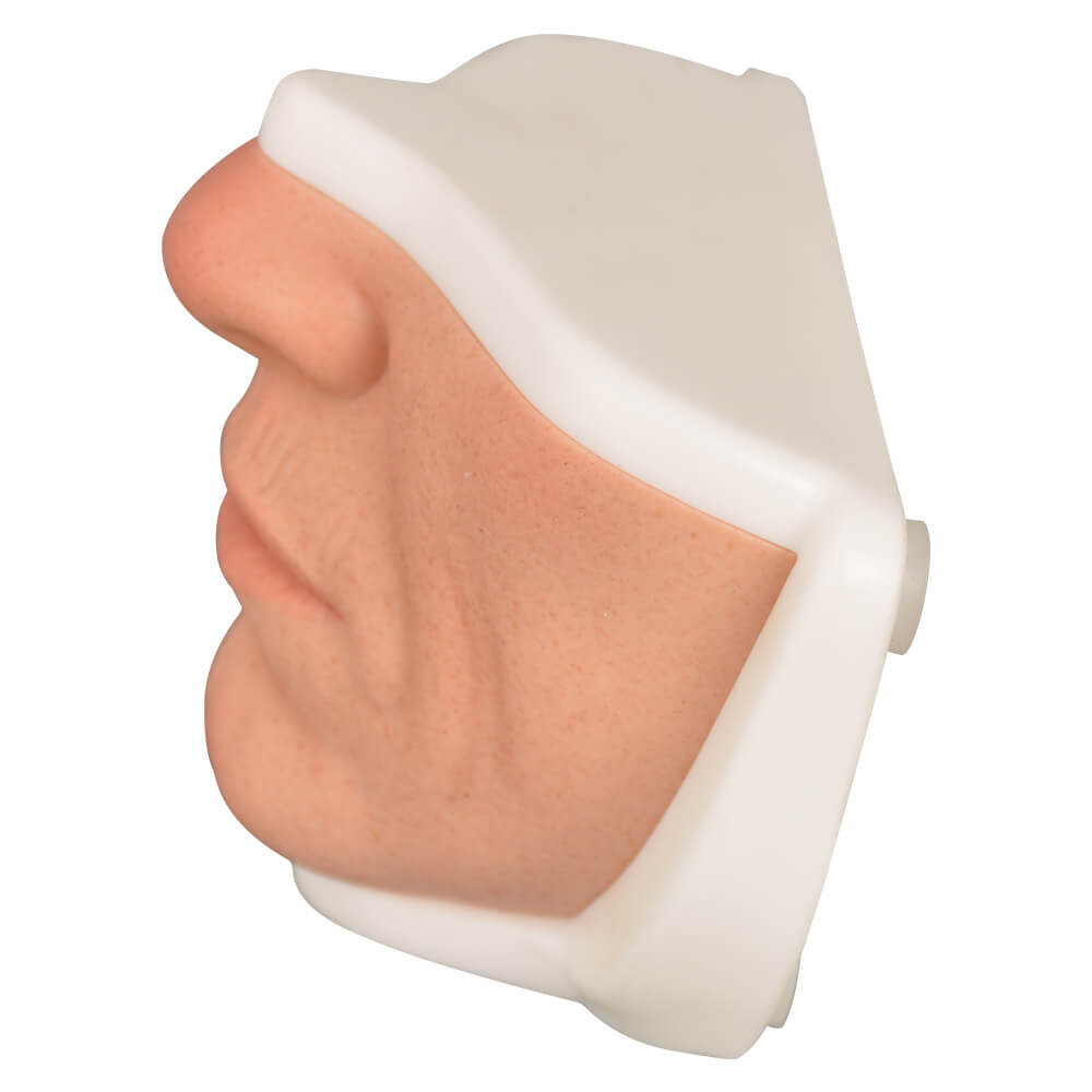 Silicone Lower Face Injection Training Model with Anti-Slip Base
