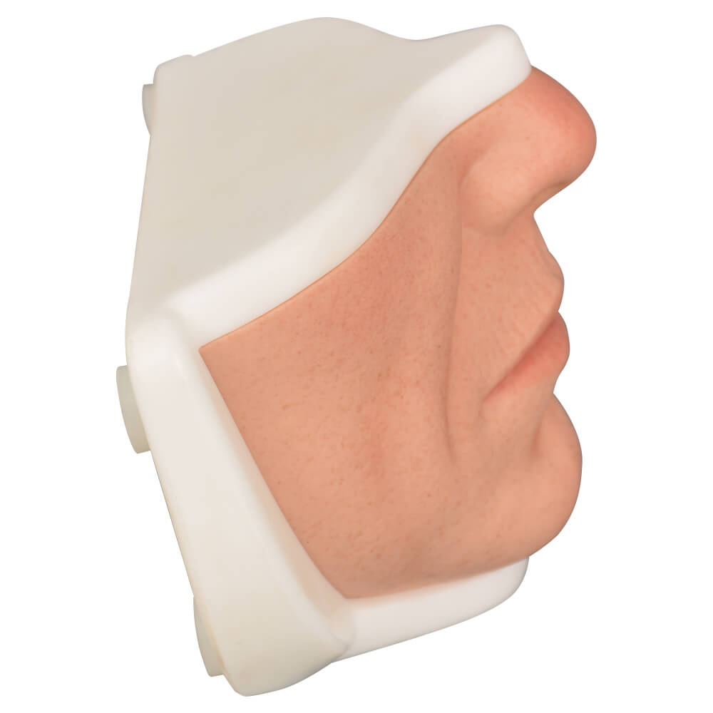 Silicone Lower Face Injection Training Model with Anti-Slip Base