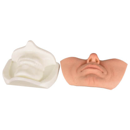 Silicone Lower Face Injection Training Model with Anti-Slip Base