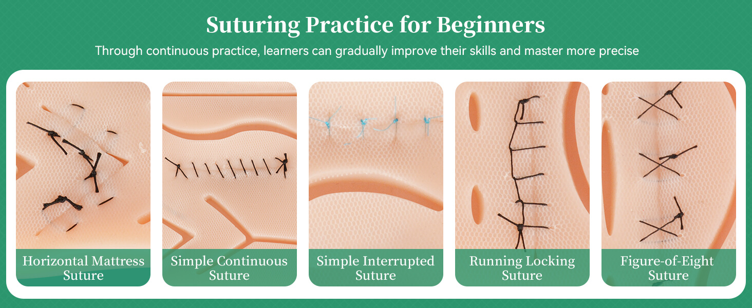 Ultrassist Silicone Suture Practice Pad | DIY Training for Medical Students