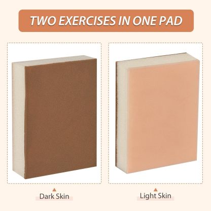Ultrassist Subcutaneous Injection Training Pad with Two Skin Tones(2 pcs)