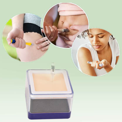 Subcutaneous Injection Trainer Cube for Insulin Injection Practice