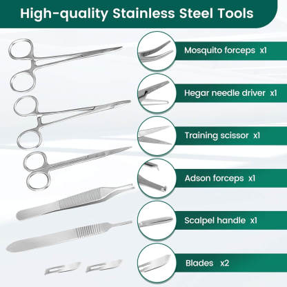 Complete Medical Suture Kit for Vet School Students(u005)