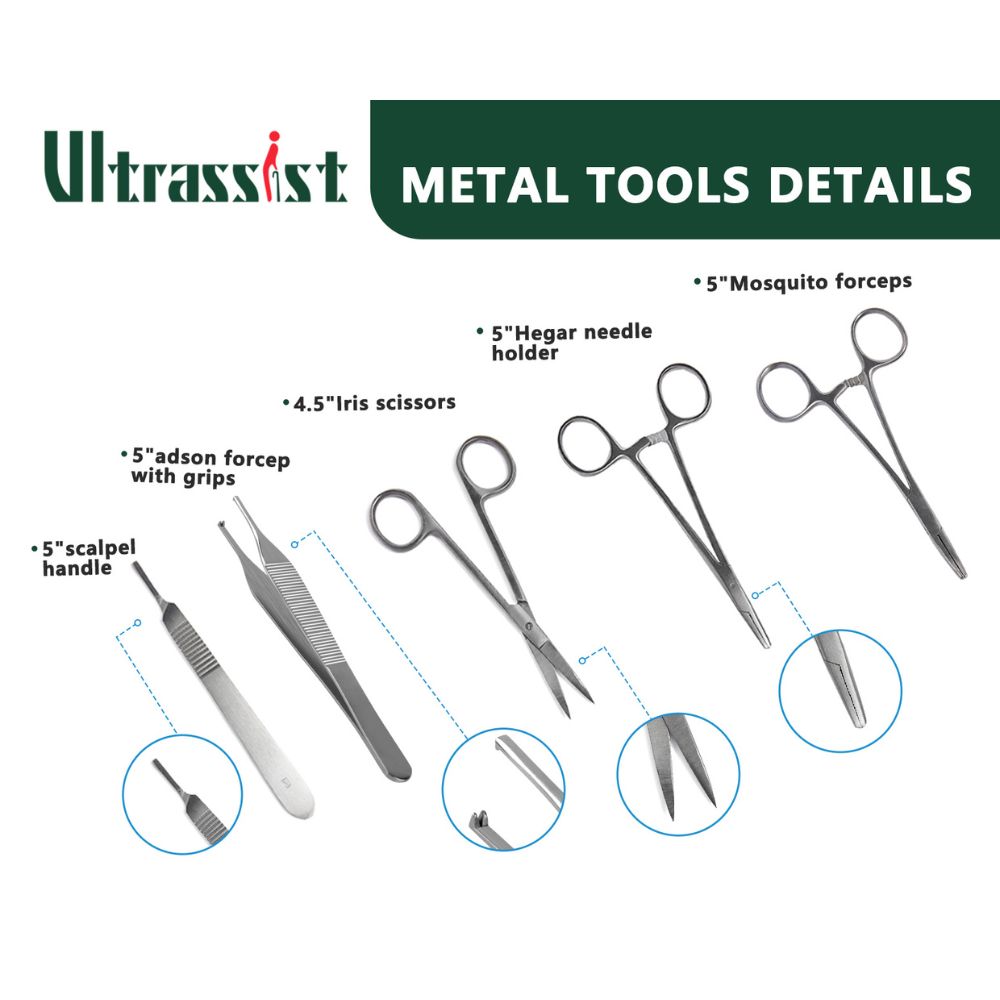 Ultrassist Surgical Suture Tool Kit with Case Only