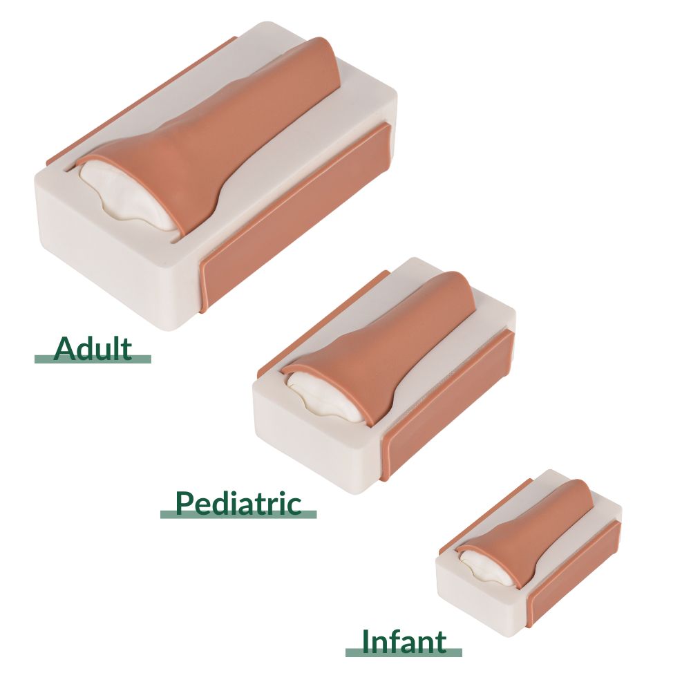 EZ-IO Tibial Intraosseous (IO) Training Bones with Velcro Skin Pad