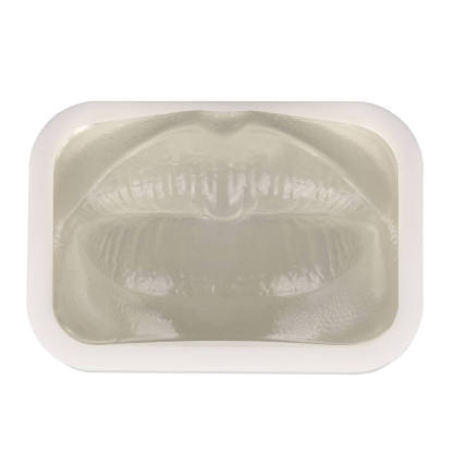 Transparent Lip Model for Filler & Injection Practice
