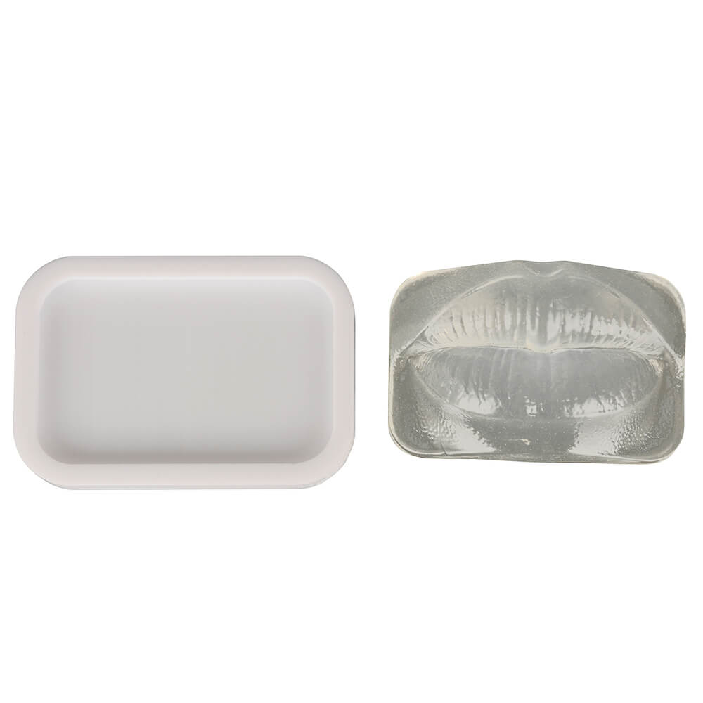 Transparent Lip Model for Filler & Injection Practice