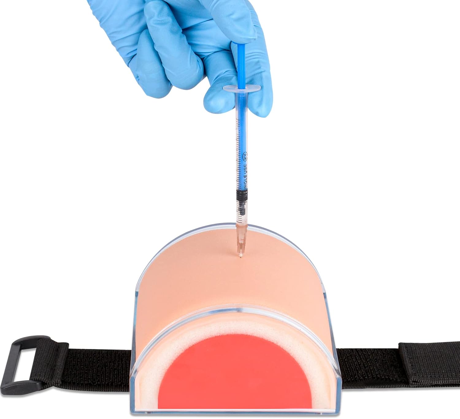 Transparent IM & SQ Injection Training Pad with 3 Layers