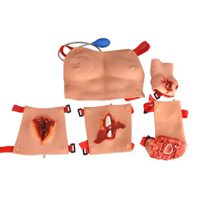 Wearable & Adhesive Trauma Moulage Kit for Casualty Simulation
