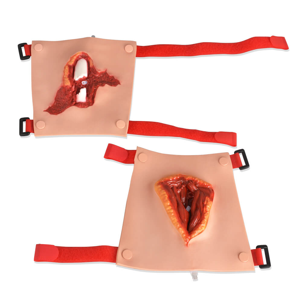 Wearable & Adhesive Trauma Moulage Kit for Casualty Simulation