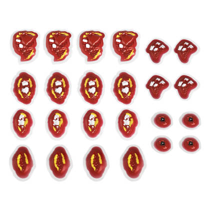Wearable & Adhesive Trauma Moulage Kit for Casualty Simulation