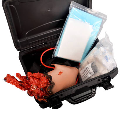Wearable Right Arm Amputation Hemorrhage Control Training Kit