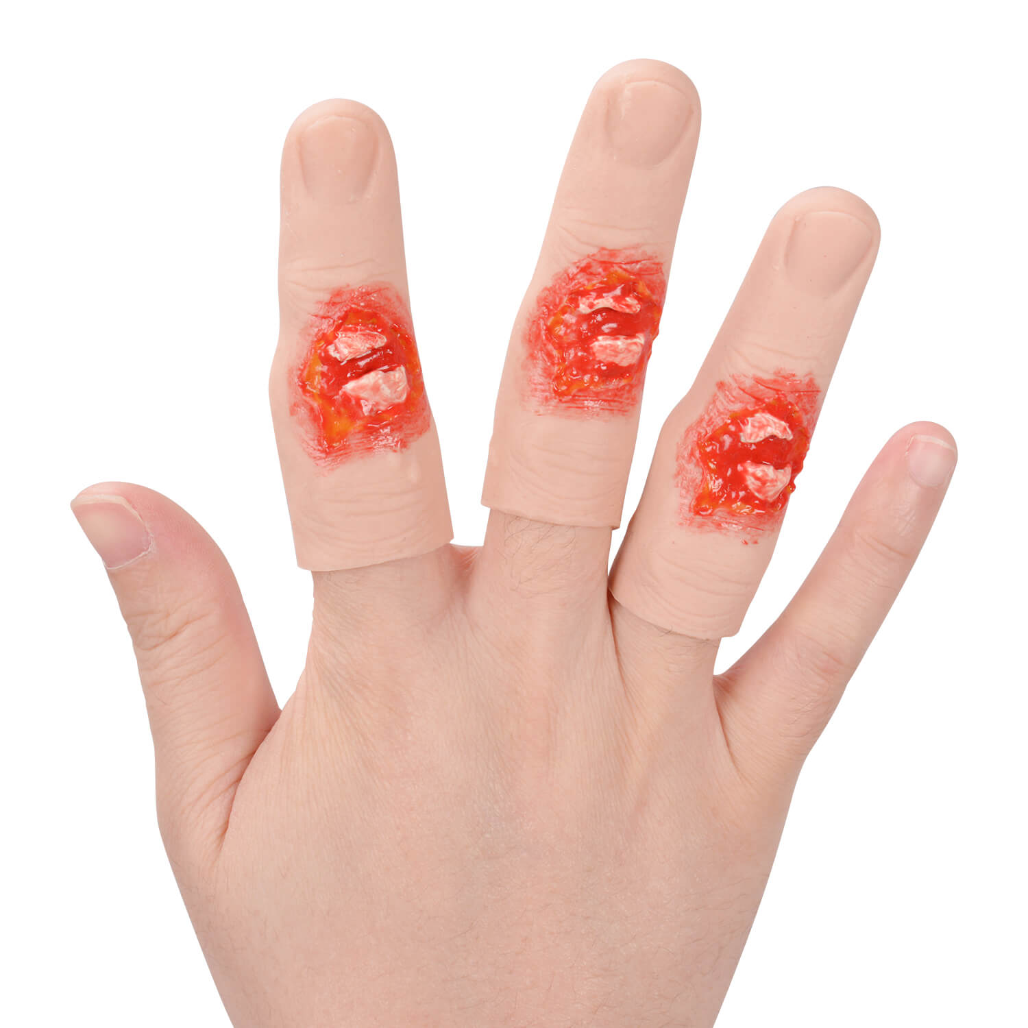 Wearable Finger Fracture Wound Trainer Sleeve Set (3 Sizes)