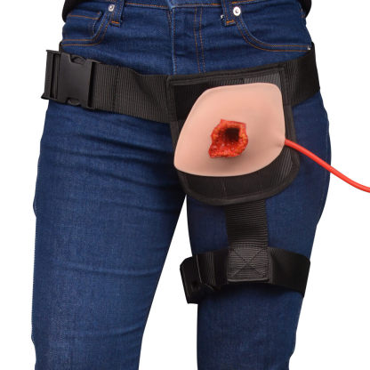 Wearable Gunshot Wound Packing Groin Trainer for First Aid and Military Training