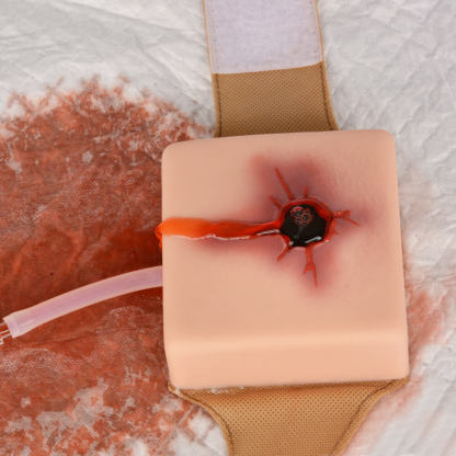 Wearable Gunshot Wound Packing Task Training Kit