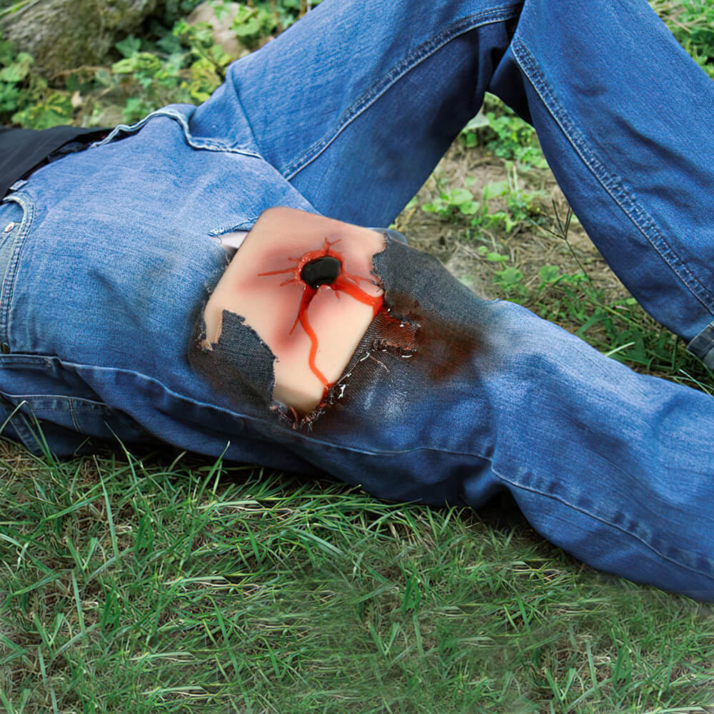 Wearable Gunshot Wound Packing Task Training Kit