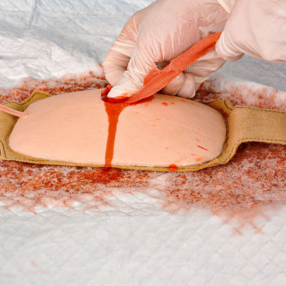 Wearable Haemostatic Wound Packing Trainer Kit