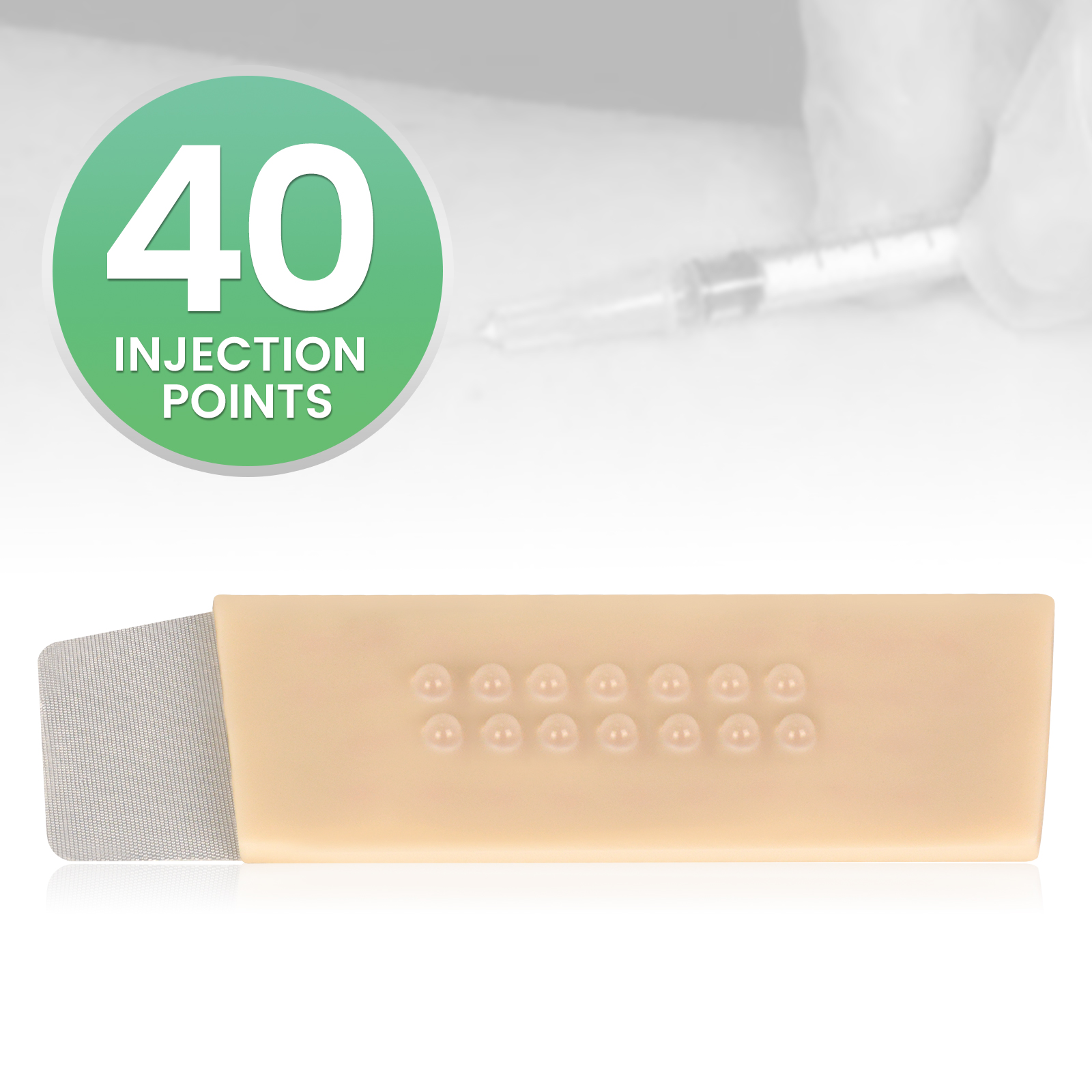 Wearable Intradermal Injection Training Pad, 40 Injection Points