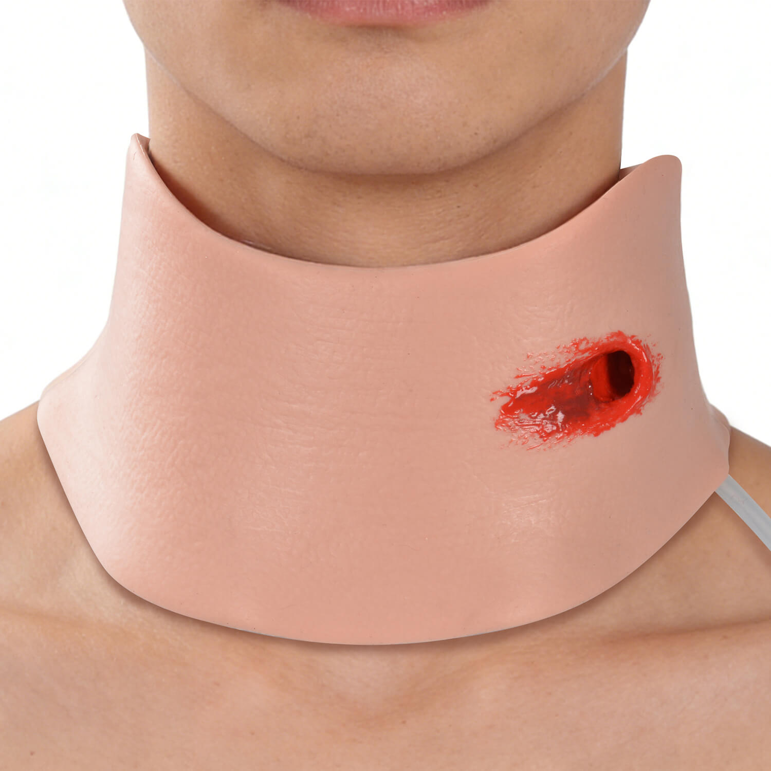 Wearable Neck Gunshot Wound Packing Trainer