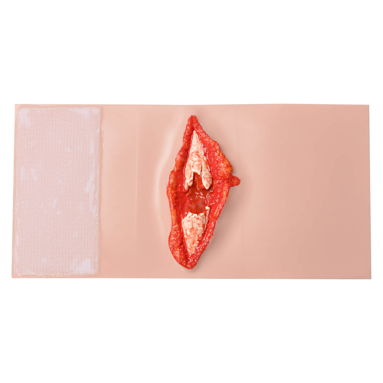 Wearable Open Fracture Wound Training Model
