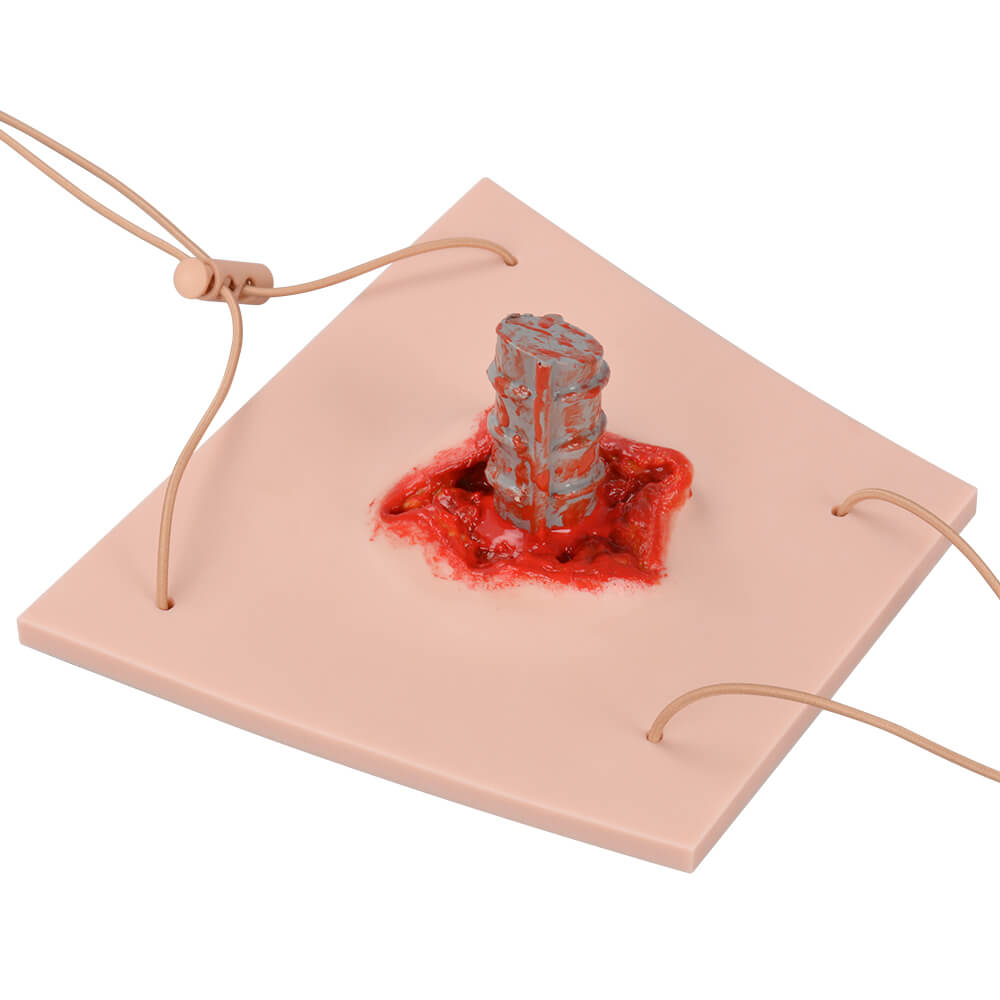 Wearable Sharp Object Puncture Wound Trainer for Wound Packing Practice