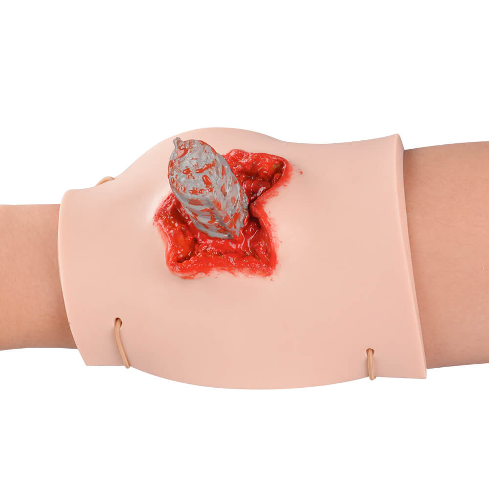 Wearable Sharp Object Wound Trainer for Realistic Puncture Injury Practice