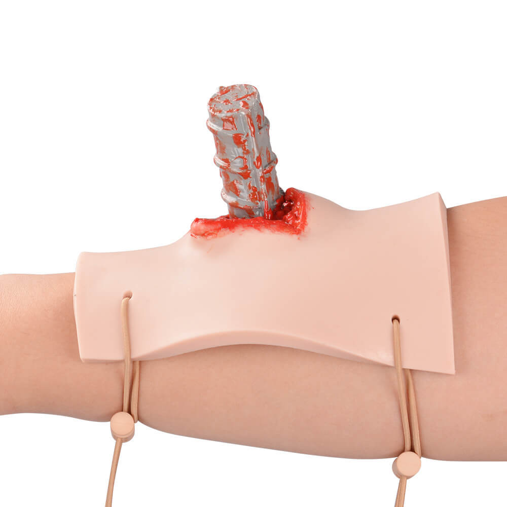 Wearable Sharp Object Wound Trainer – Realistic Puncture Injury Simulator