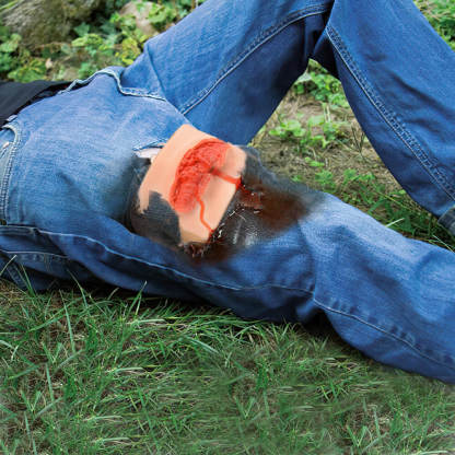 Wearable Thigh Laceration Wound Packing Trainer Kit